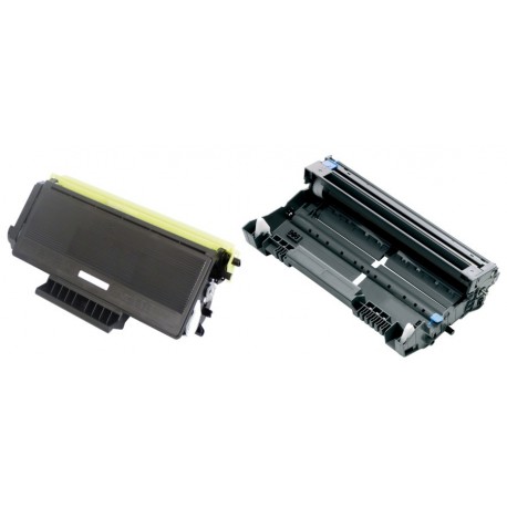 BROTHER TN-3170 & DR-3100 Lot de 2 Cartouches Lasers (Toner + Tambour) Compatibles