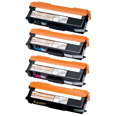 BROTHER TN-325 Lot de 4 Cartouches Toners Lasers Compatibles