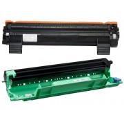 BROTHER TN-1050 & DR-1050 Lot de 2 Cartouches Lasers (Toner + Tambour) Compatibles