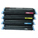 FG Encre Cartouche de Toner Compatible pour HP Q6000A + Q6001A + Q6003A + Q6002A Lot de 4