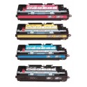 FG Encre Cartouche de Toner Compatible pour HP Q2670A + Q2681A + Q2682A + Q2683A Lot de 4