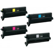 FG Encre Cartouche de Toner Compatible pour Lexmark C920 BK/C/M/Y Lot de 4