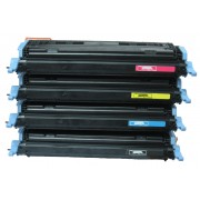 HP EP707BK + EP707C + EP707M + EP707Y Lot de 4 Cartouches Toners Lasers Compatibles