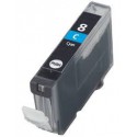 FGE Cartouche d'encre compatible pour CANON CLI8C Cyan