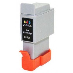 FGE Cartouche d'encre compatible pour CANON BCI21C / BCI24C Couleur