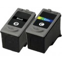 FGE Pack de 2 Cartouches d'encre compatibles pour CANON Pack PG37 / CL38