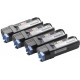 DELL 1320 BK/C/M/Y Lot de 4 Cartouches Toners Lasers Compatibles