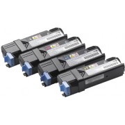 FG Encre Cartouche de Toner Compatible pour Dell 1320 BK/C/M/Y Lot de 4