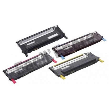 DELL 1230 / 1235 Lot de 4 Cartouches Toners Lasers Compatibles