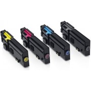 DELL C2660 / C2665 BK/C/M/Y Lot de 4 Cartouches Toners Lasers Compatibles