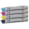 FG Encre Cartouche de Toner Compatible pour Xerox Phaser 6300 BK/C/M/Y Lot de 4