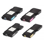 FG Encre Cartouche de Toner Compatible pour Ricoh CL3500 BK/C/M/Y Lot de 4