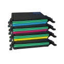 FG Encre Cartouche de Toner Compatible pour Samsung CLP-600 Lot de 4