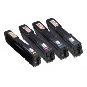 Pack RICOH SPC220 BK/C/M/Y Lot de 4 Cartouches Toners Lasers Compatibles