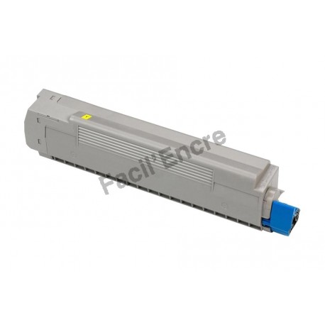 OKI C8600 Cartouche Toner Laser Jaune Compatible