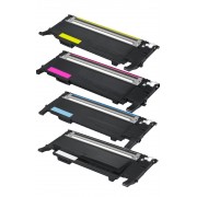 FG Encre Cartouche de Toner Compatible pour Samsung CLP-320 Lot de 4