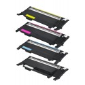 FG Encre Cartouche de Toner Compatible pour Samsung CLP-320 Lot de 4