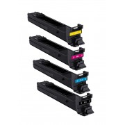 FG Encre Cartouche de Toner Compatible pour Konica Minolta MAGICOLOR 5550 Lot de 4