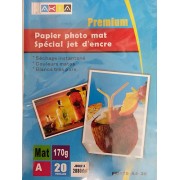 Papier Photo Mat A4/20 Feuilles