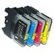 BROTHER Pack de 4 Cartouches compatibles LC980 / LC1100