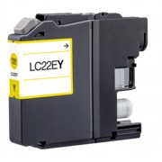 FGE Cartouche d'encre compatible pour BROTHER LC-20E LC20E LC-22E LC22E LC22EY Jaune pour Brother MFC-J5920DW