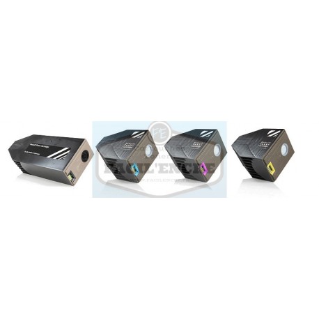 Pack RICOH Aficio 3228C BK/C/M/Y Lot de 4 Cartouches Toners Lasers Compatibles TYPE R2