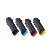 DELL S2825 / H625 / H825 BK/C/M/Y Lot de 4 Cartouches Toners Lasers Compatibles