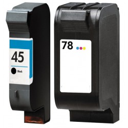 HP Pack N°45 + N°78 Cartouches Compatibles