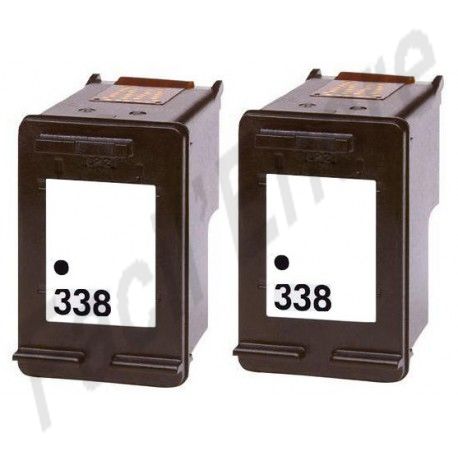 HP Pack 2 x N°338 Cartouches Compatibles