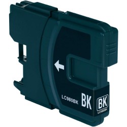 BROTHER LC1100BK / LC980BK Noire Cartouche Compatible