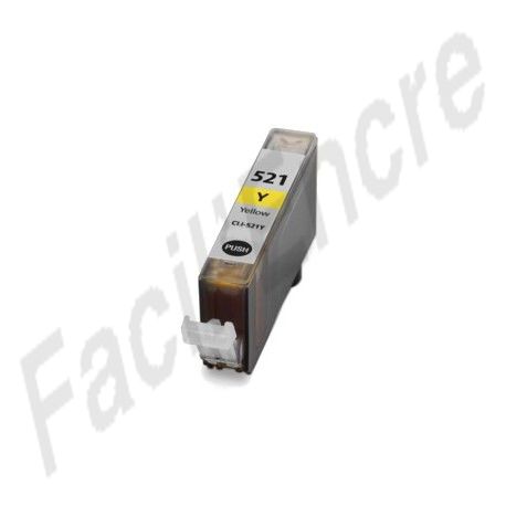 CANON CLI-521Y Jaune Cartouche Compatible