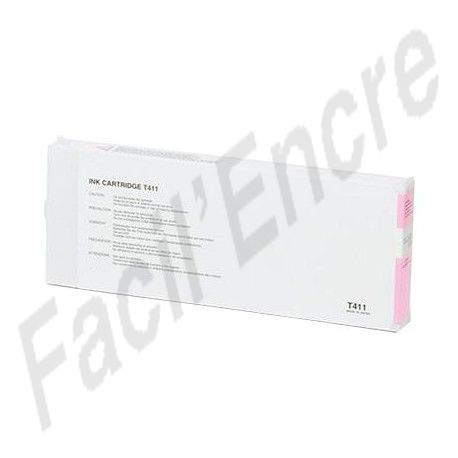 EPSON T411011 Cartouche Magenta Claire compatible