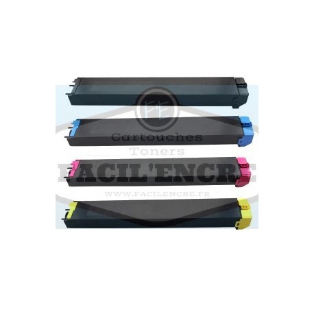 FG Encre Pack de 4 Toners Compatible pour MX-36GT