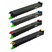 FG Encre Pack de 4 Toners Compatible pour Sharp MX-18GT