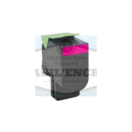 FG Encre Toner Magenta Haute Capacité Compatible pour Lexmark CS510