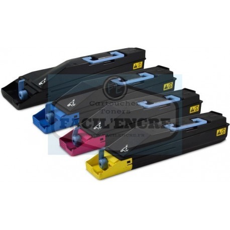 Grossist’Encre Cartouche Lot de 4 Cartouches Toners Lasers Compatibles pour KYOCERA TK865 BK/C/M/Y