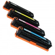 Grossist’Encre Cartouche Lot de 4 Cartouches Toners Lasers Compatibles pour Pack HP CF210X + 211A + 212A + 213A