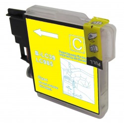 FGE Cartouche d'encre compatible pour BROTHER LC985 Jaune