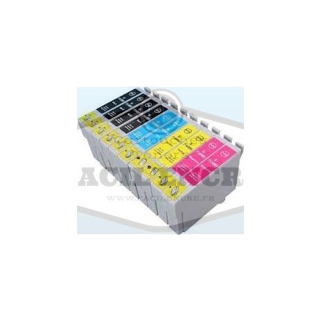 Grossist’Encre Pack de 10 Cartouches compatibles EPSON T0715