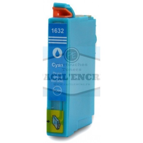 Grossist’Encre Cartouche Cyan compatible EPSON T1632 / n°16XL