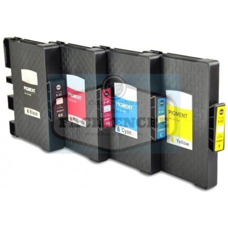 Grossist’Encre Pack de 4 Cartouches compatibles RICOH Pack GC31