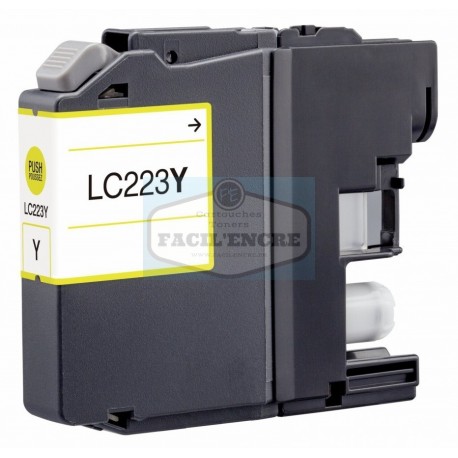 Grossist’Encre Cartouche Jaune compatible BROTHER LC223