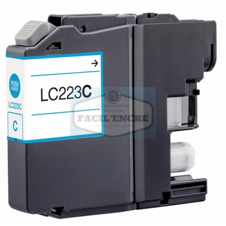 Grossist’Encre Cartouche Cyan compatible BROTHER LC225XL