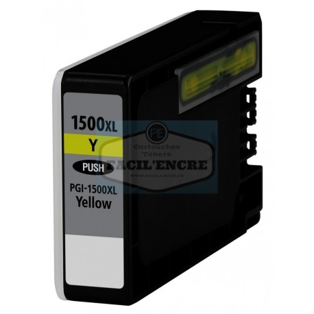 Grossist’Encre Cartouche Jaune compatible CANON PGI1500 Y