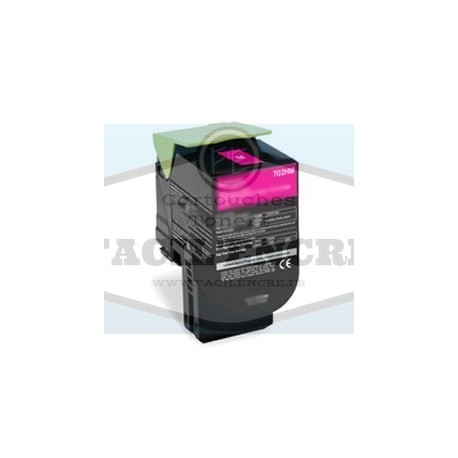 Grossist’Encre Toner Magenta Haute Capacité Compatible pour LEXMARK CS310 CS410 CS510 / 702HM