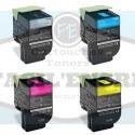 Grossist’Encre Pack de 4 Toners Hautes Capacités Compatibles pour LEXMARK CS310 CS410 CS510 / 702H BK/C/M/Y