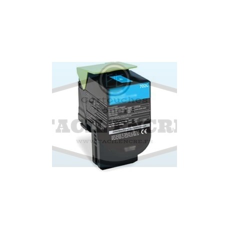 Grossist’Encre Cartouche Toner Laser Cyan Compatible pour LEXMARK CX310 / CX410 / CX510 / 802SC 2000 PAGES