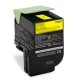 Grossist’Encre Cartouche Toner Laser Jaune Compatible pour LEXMARK CX310 / CX410 / CX510 / 802SY 2000 PAGES