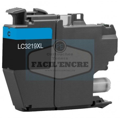 BROTHER LC3217/3219XL Cyan Cartouche Compatible