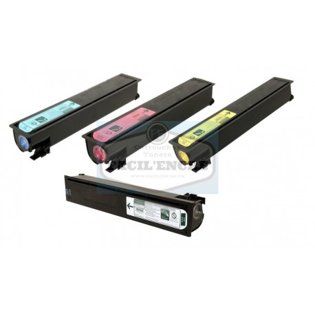 FG ENCRE Lot de 4 Toners Compatibles pour Toshiba TFCR0E